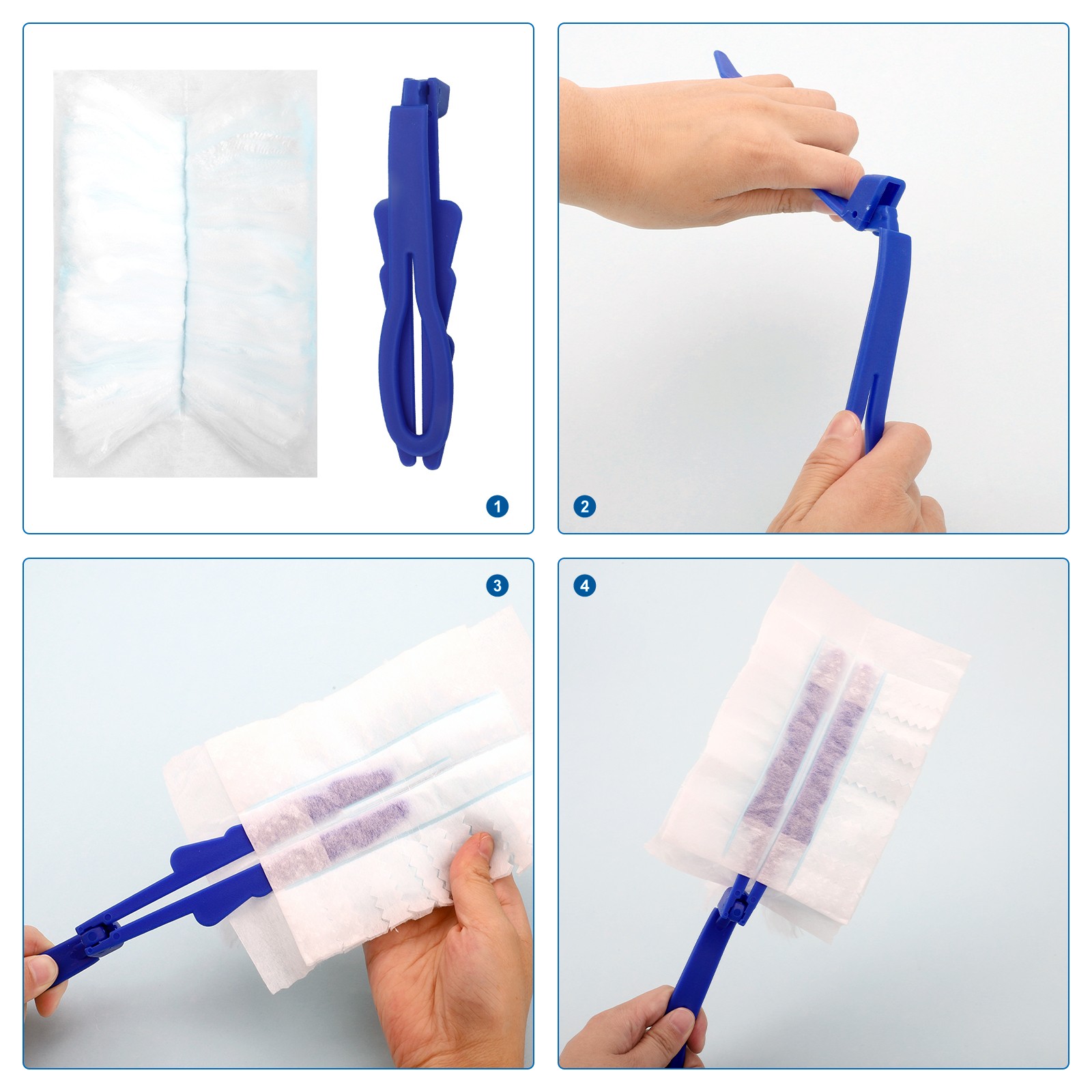30PCS Heavy Duty Disposable Duster Refills for Multi-Surface Dust Removal Brush