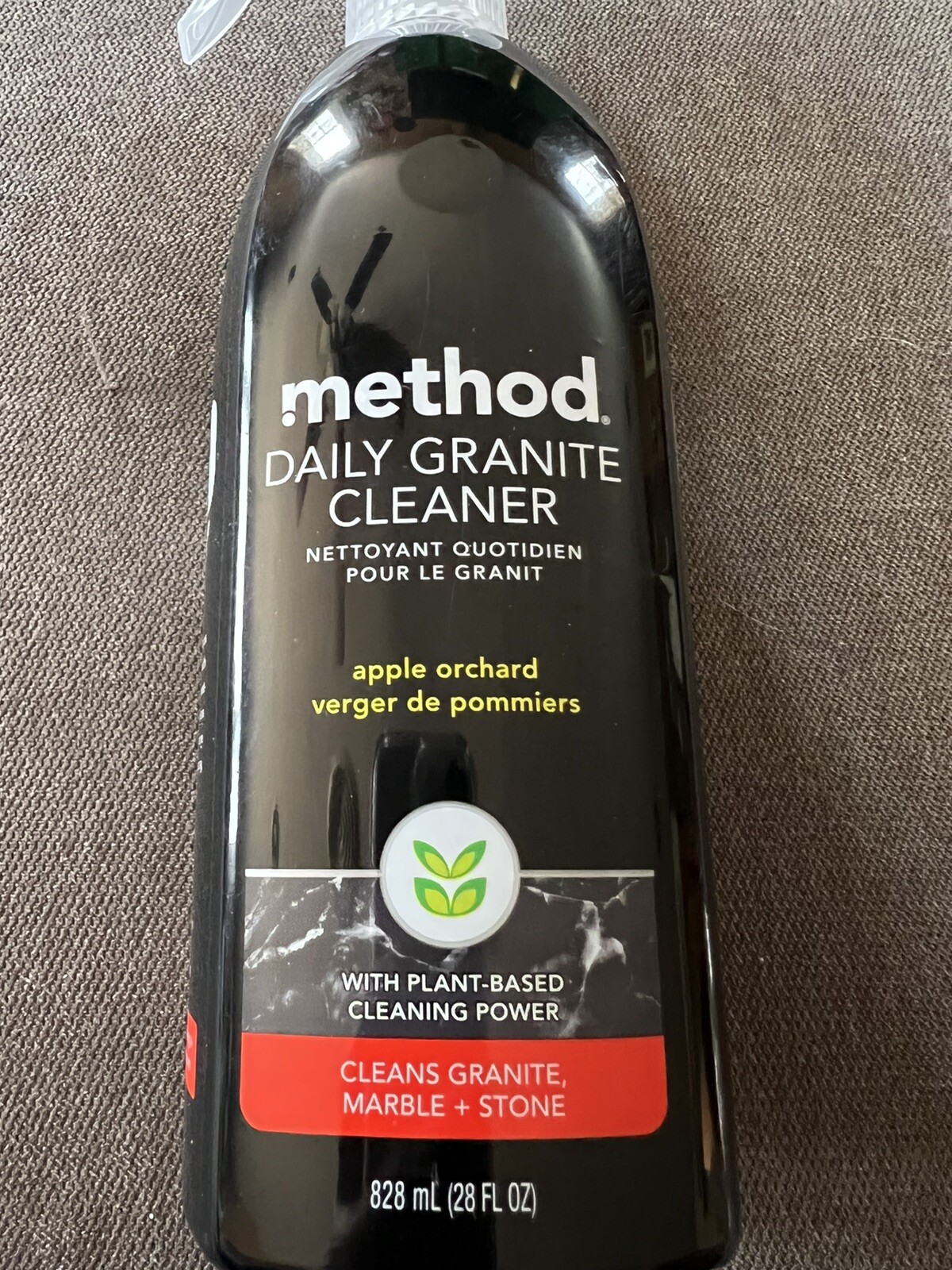 New Method Daily Granite Cleaner Apple Orchard 28 oz Cleans Polishes Plant Based