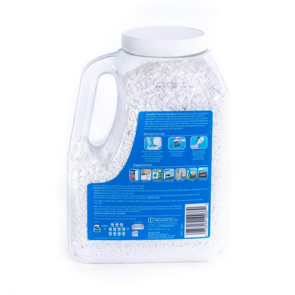 7.5 lbs Fragrance Free Super Refil Moisture Absorber 3-Pack Easy Pour Container