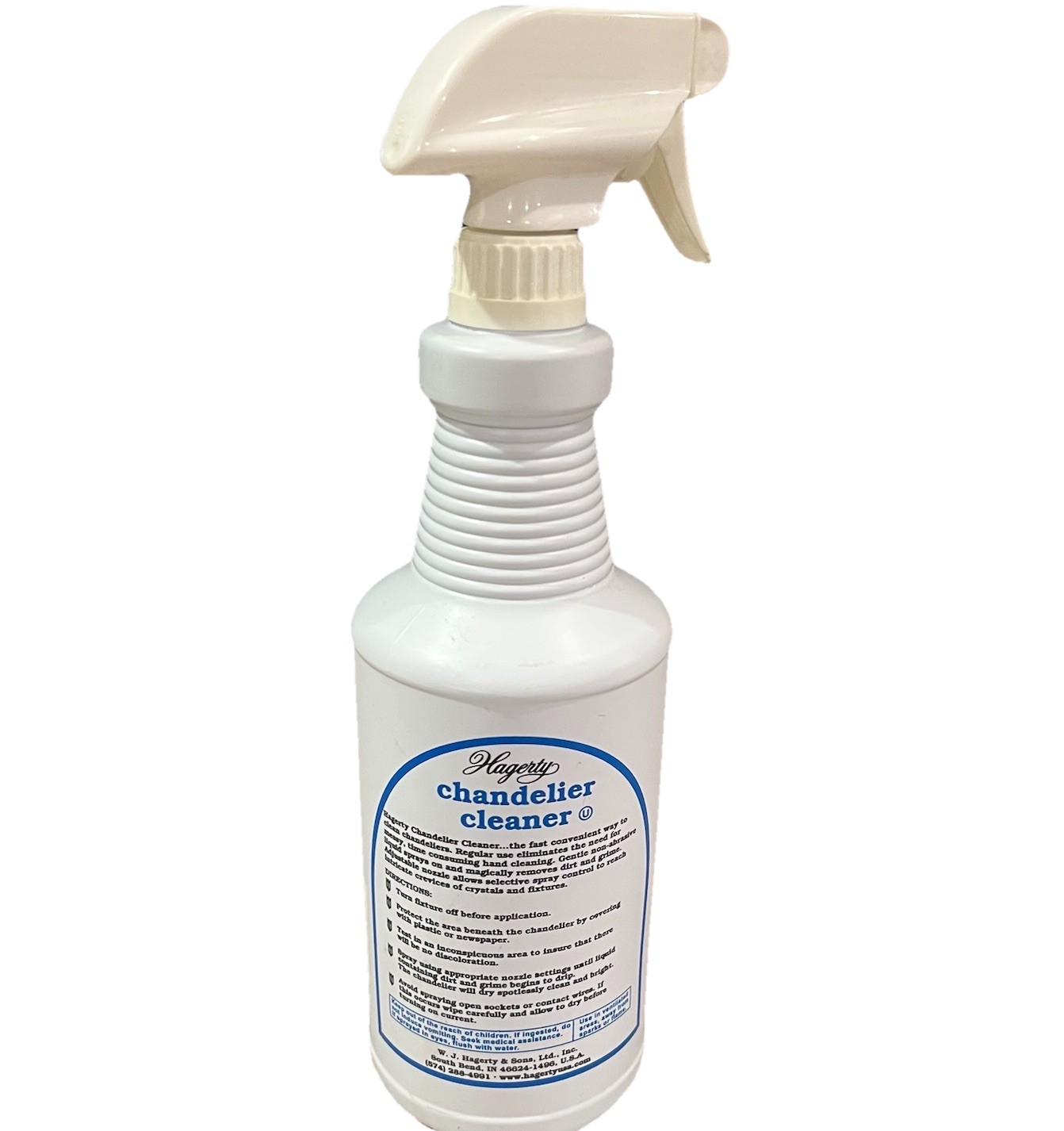Hagerty No-Wipe Chandelier Cleaner Spray – 25 ft, Made in USA, Kosher