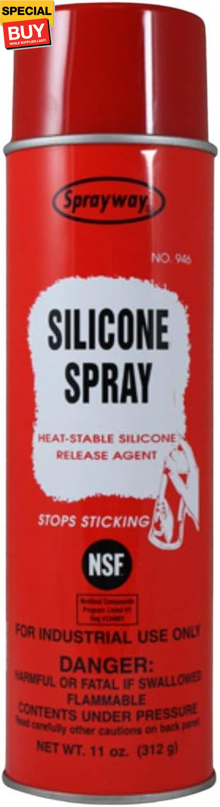 SW946 Silicone Spray and Release Agent, 11 oz