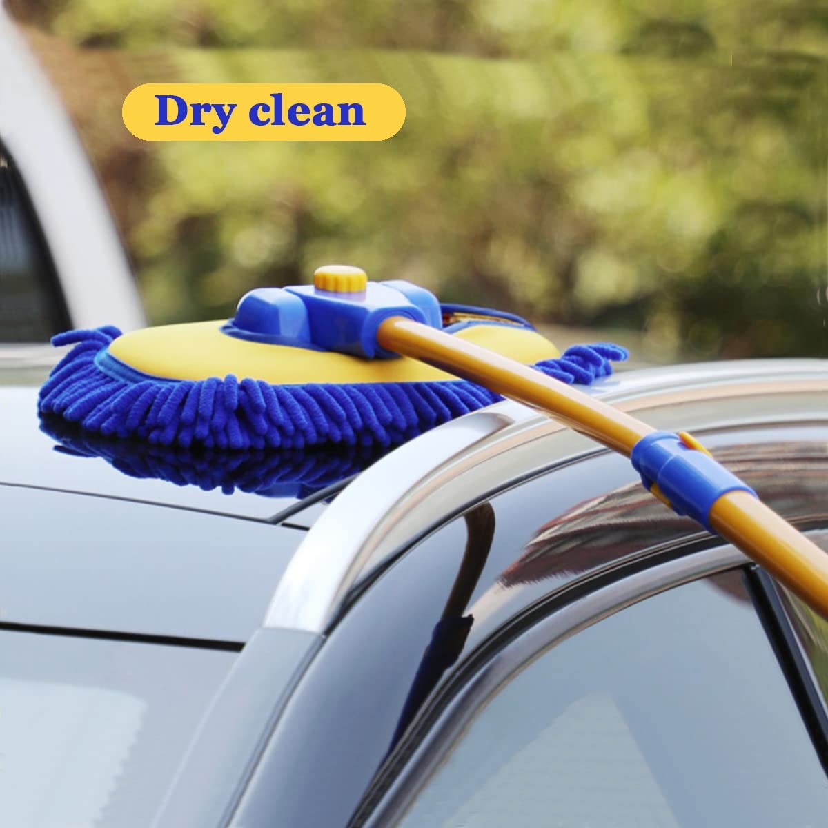 Car Wash Brush with Long Handle, Microfiber Towels Car Wash Kit Cleaning Supp…