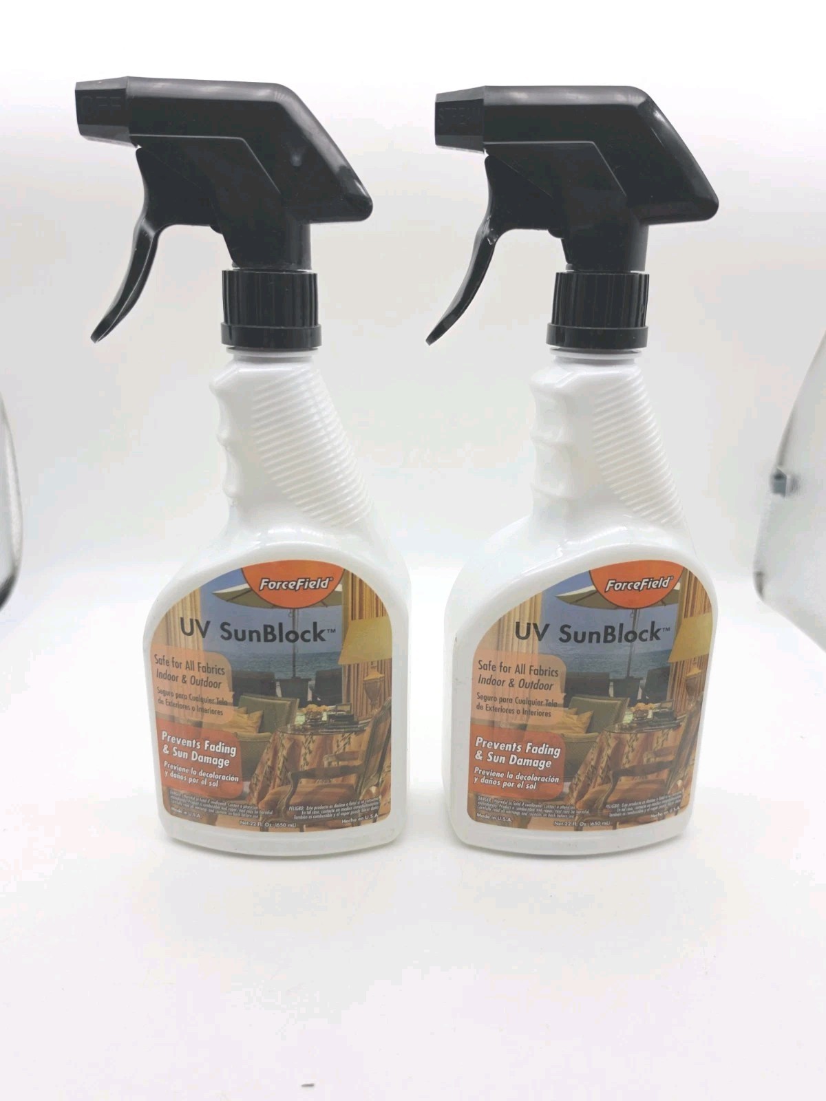 2 ForceField – UV Sunblock Fabric Fade Protector – Prevent UV Ray Damage – 22oz