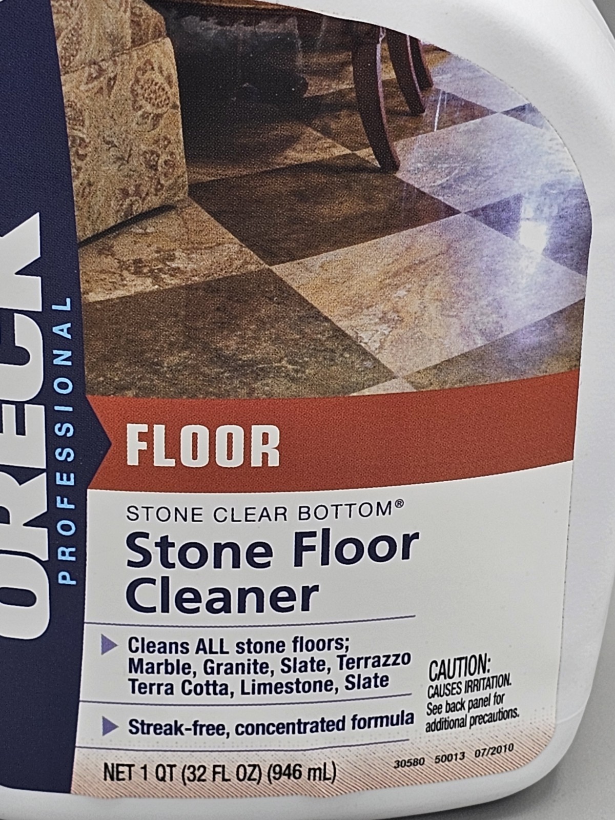 Oreck Pro Stone Floor Cleaner 32oz Sealed Nos Marble Granite Slate Terrazzo Htf