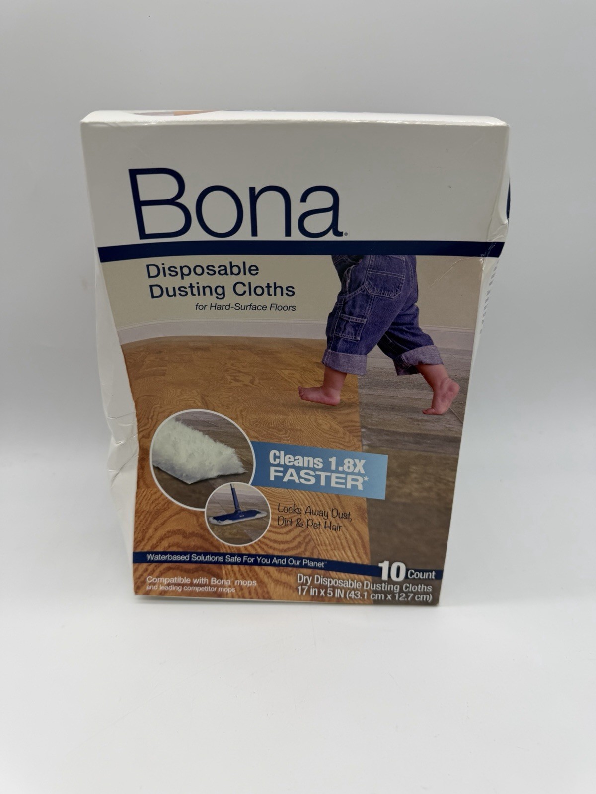 NEW SEALED – Bona Hard Surface Floor Disposable Dry Dusting Pads (10-Pack)
