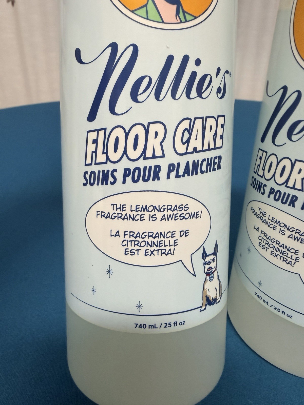 Nellie’s Floor Care Cleaner Lemongrass – 25 fl oz /740 mL ea – New, Unused X2