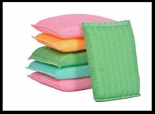 Sponge Scratch Proof Scourer Kitchen Scrubber for Dish Utensils Tiles Cleaning8