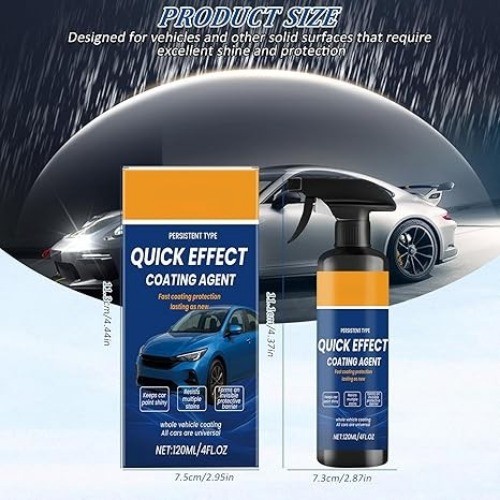 2PCS Advanced Quick-Acting Coating Agent Spray, Quick Effect Coating Agent for V
