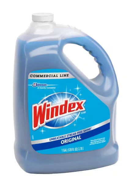 Windex 128 oz. Commercial Original Glass Cleaner Refill.