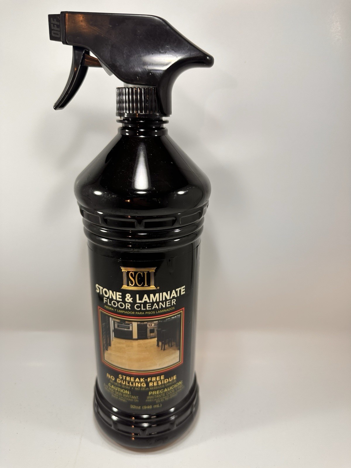 SCI Stone & Laminate Floor Cleaner 32 oz Spray Bottle – Mostly Full Used