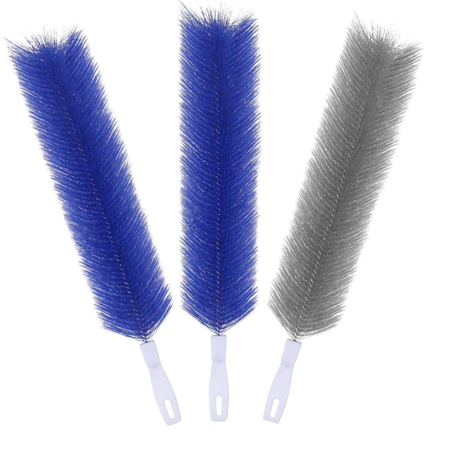 3 Pcs Fan Cleaning Brush Bendable Cobweb Duster – Microfiber Head, Washable -…