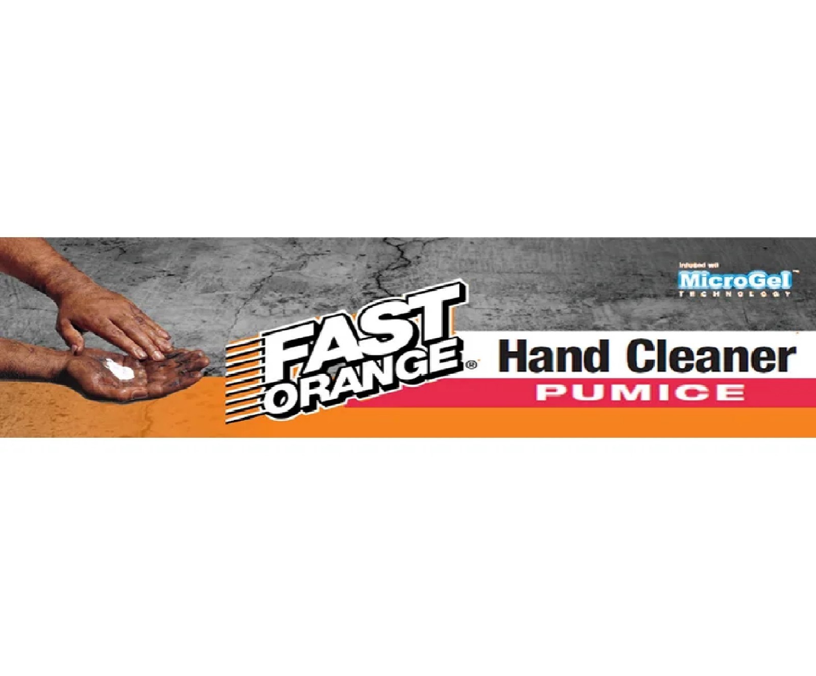 Permatex Fast Orange, Micro Gel Pumice Hand Cleaner, Orange Scented, 15 oz