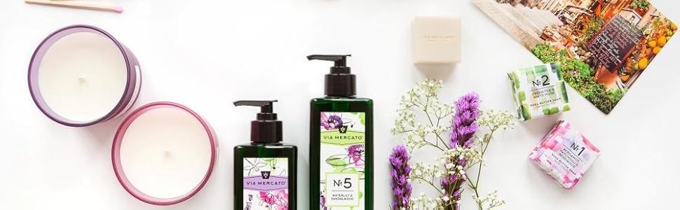 Italian Soap Bar (200 g), No. 5 – Waterlily & Sandalwood