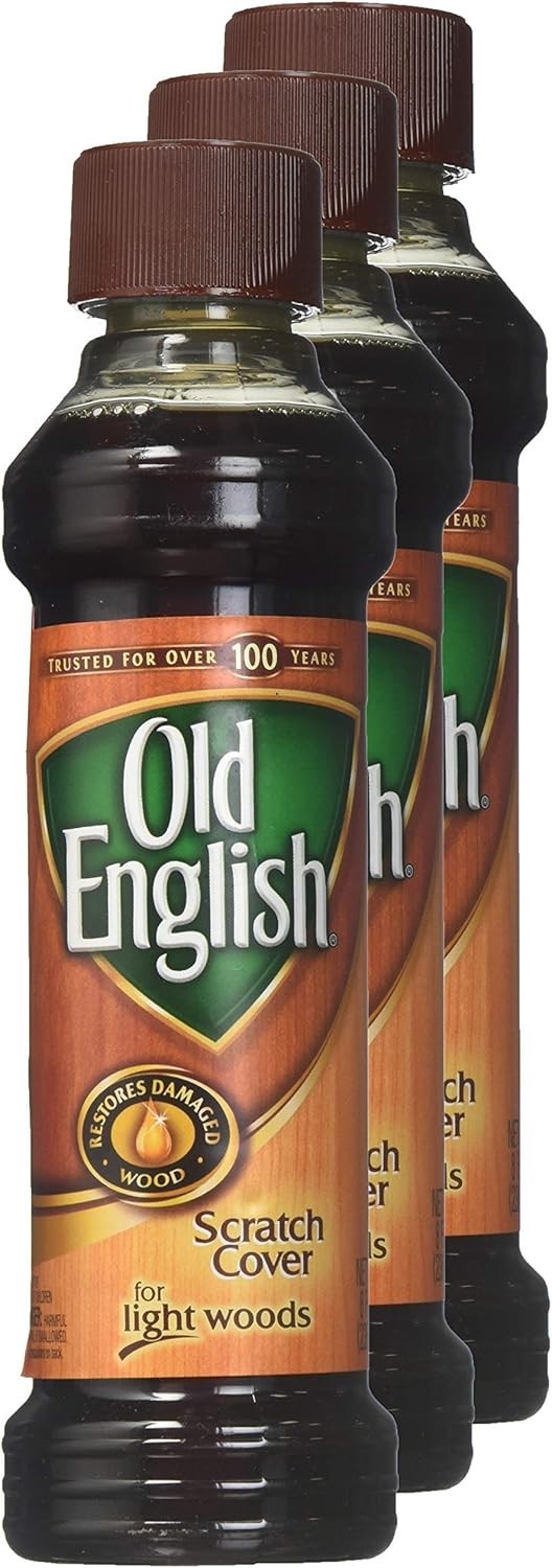 8 Fl Oz Bottles of Unscented Wood Scratch Cover – Pack of 3 for Light Woods