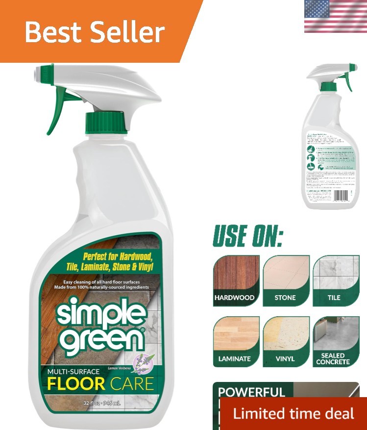 32oz pH Neutral Multi-Surface Cleaner – Fresh Lemon Verbena for All Floors