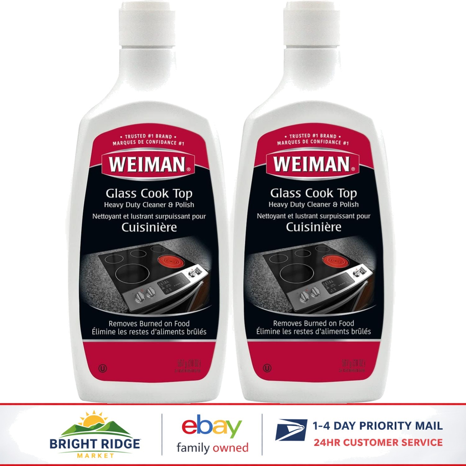 20 Ounce Cooktop Cleaner – Safe for Glass Surfaces – Heavy Duty Cleaning Power