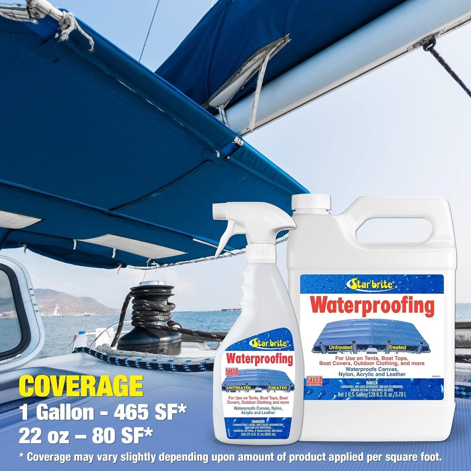 StarBrite 81922 22oz Waterproofing w/ PTEF Cleaning Supply Outdoor Boat Cover