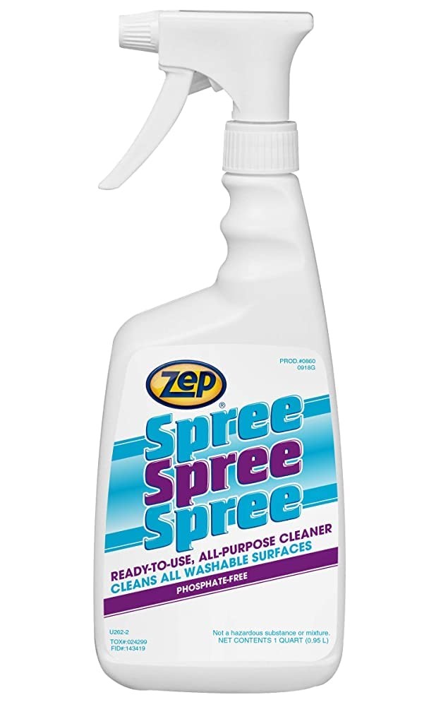 Zep Spree Ready-To-Use All-Purpose Cleaner – 1 Quart (Case of 12) – 86016 –