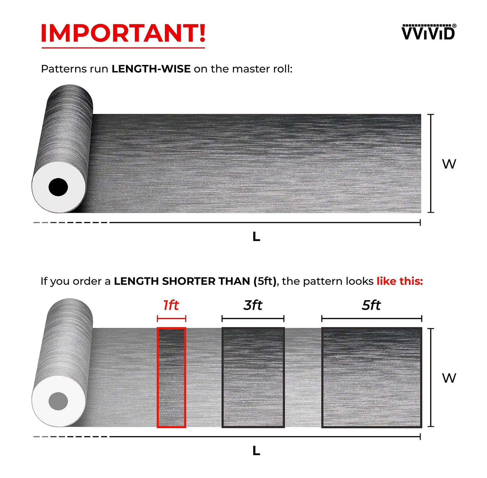 VViViD XPO Gunmetal Grey Brushed Metallic Steel 5ft Vinyl x 1ft,