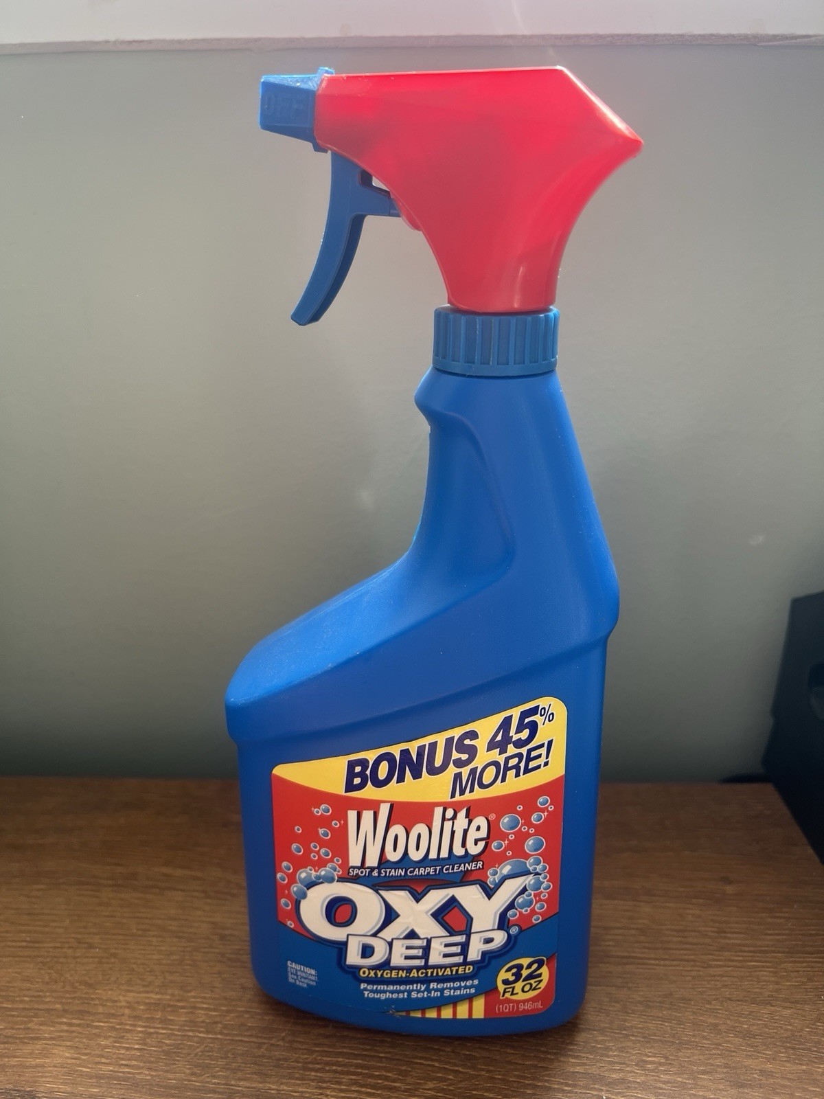 Vintage Woolite Oxy Deep Spot & Stain Carpet Cleaner 22 Oz Discontinued New 2004