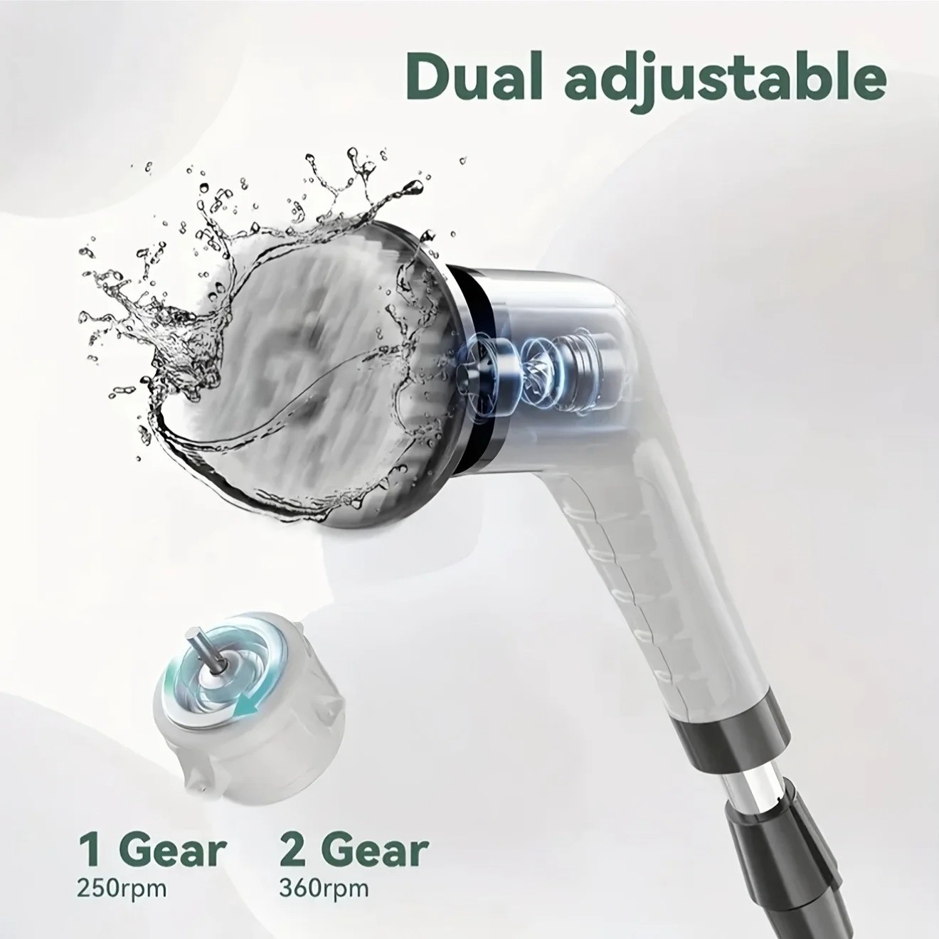 9 IN 1 Electric Spin Scrubber Cordless Power Cleaning Brush Rechargeable cleaner