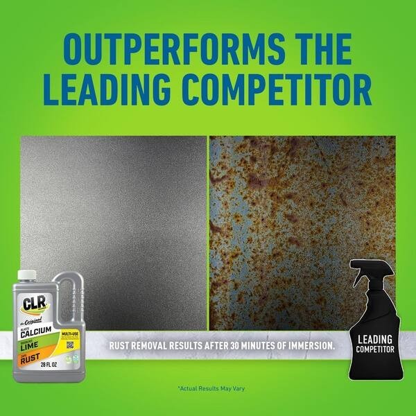CLR 28 oz. Calcium, Lime and Rust Remover (2-Pack )EPA Safer Choice, bleach free