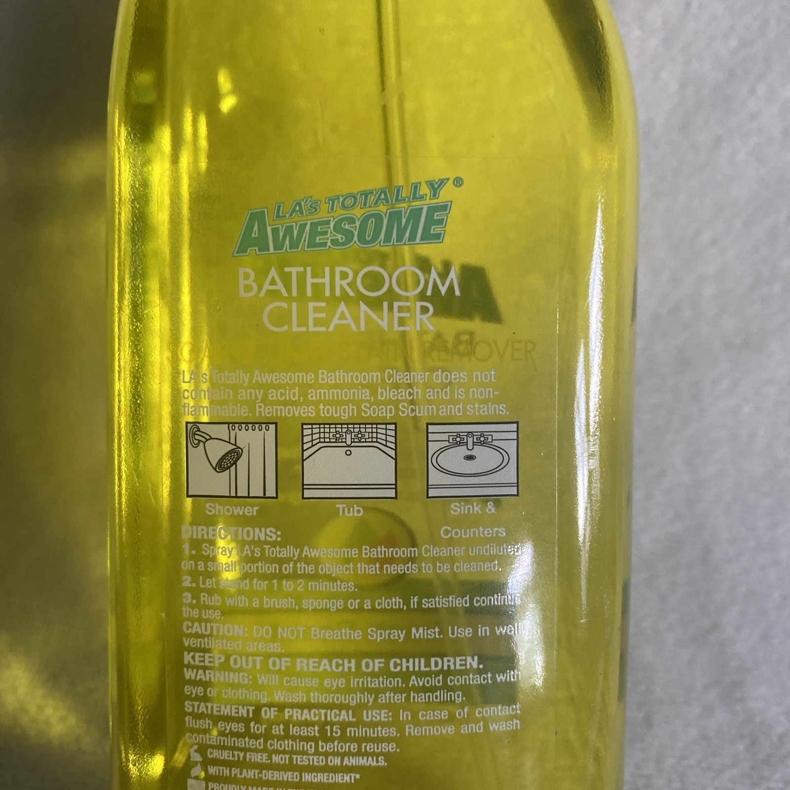 LA’s Totally Awesome Bathroom Cleaner, 32 Oz,