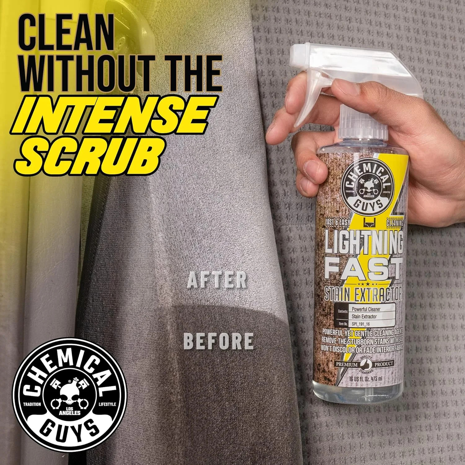 Lightning Fast Carpet and Upholstery Stain Extractor – Chemical Guys Carpet Clea