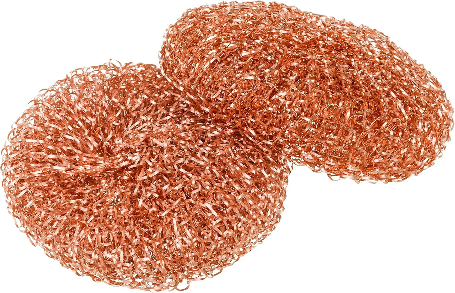 Real Copper Pot Scrubbers – Double-Layer Copper Scouring Pads for Pots, Pans, Di