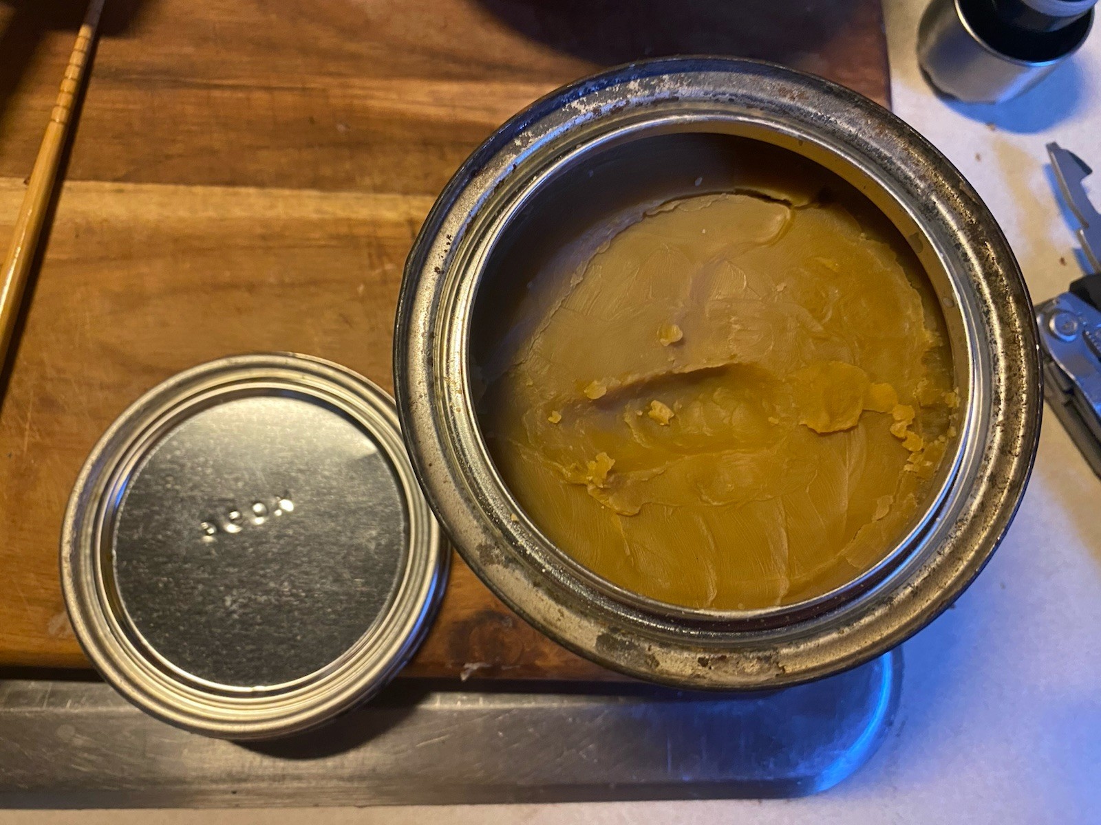 Original Formula Johnson’s Paste Wax – Mostly Full – 19.4 oz – 1950s VTG