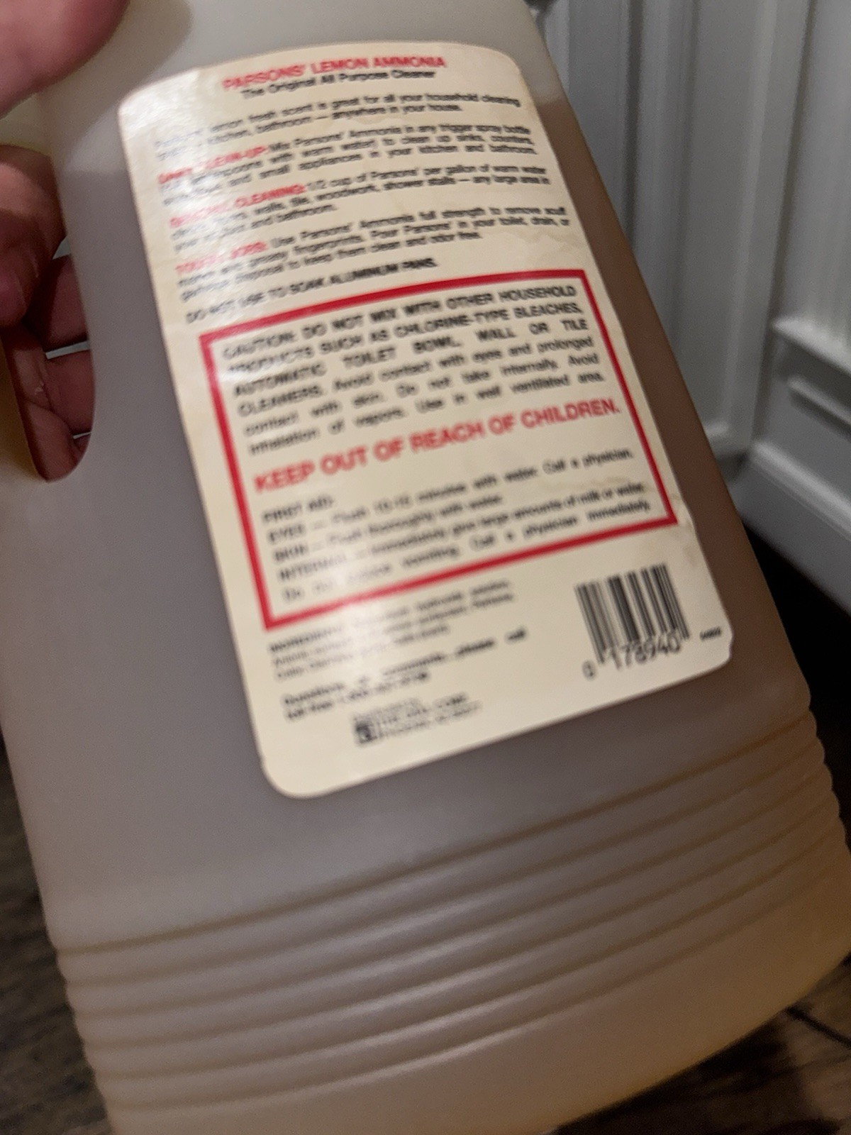 VTG DeadStock PARSONS’ Lemon Fresh Ammonia All Purpose Cleaner 56 FL Oz