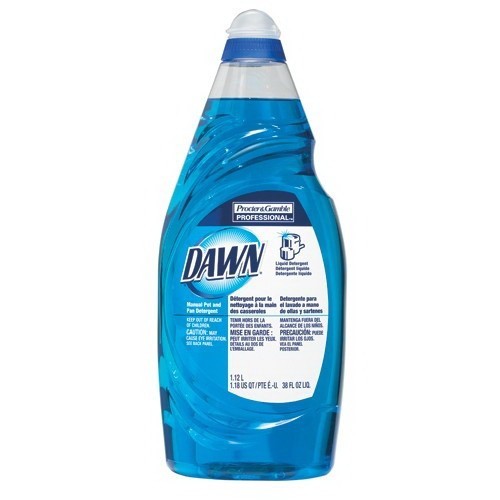 Dawn Manual Pot and Pan Dish Wash Detergent Blue 38 oz Liquid | 8/Case