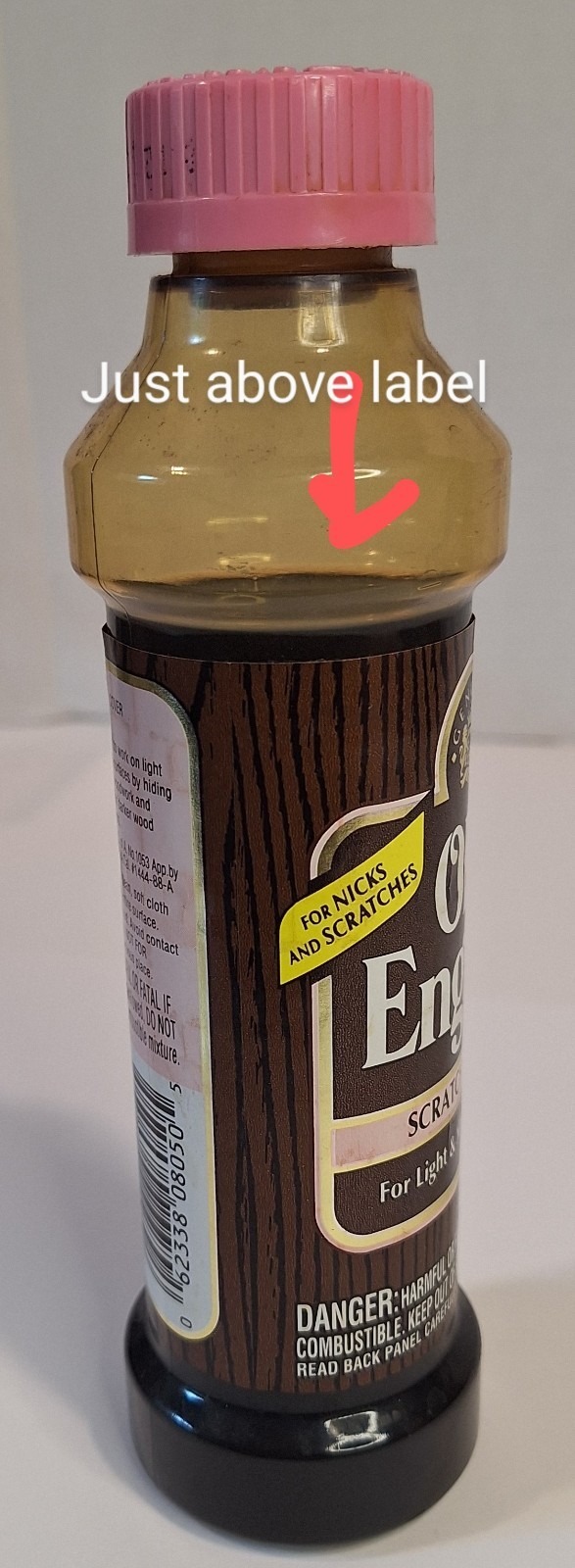 Old English Scratch Repair Wood Light To Medium Pink Vintage 8 Oz