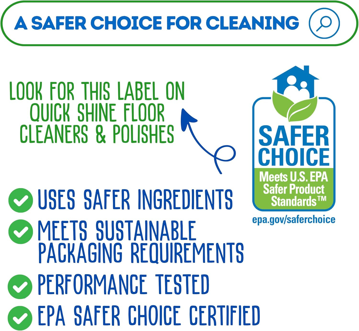 Quick Shine Concentrated Floor Cleaner 27 Oz Makes 27 Gallons Hardwood Tile