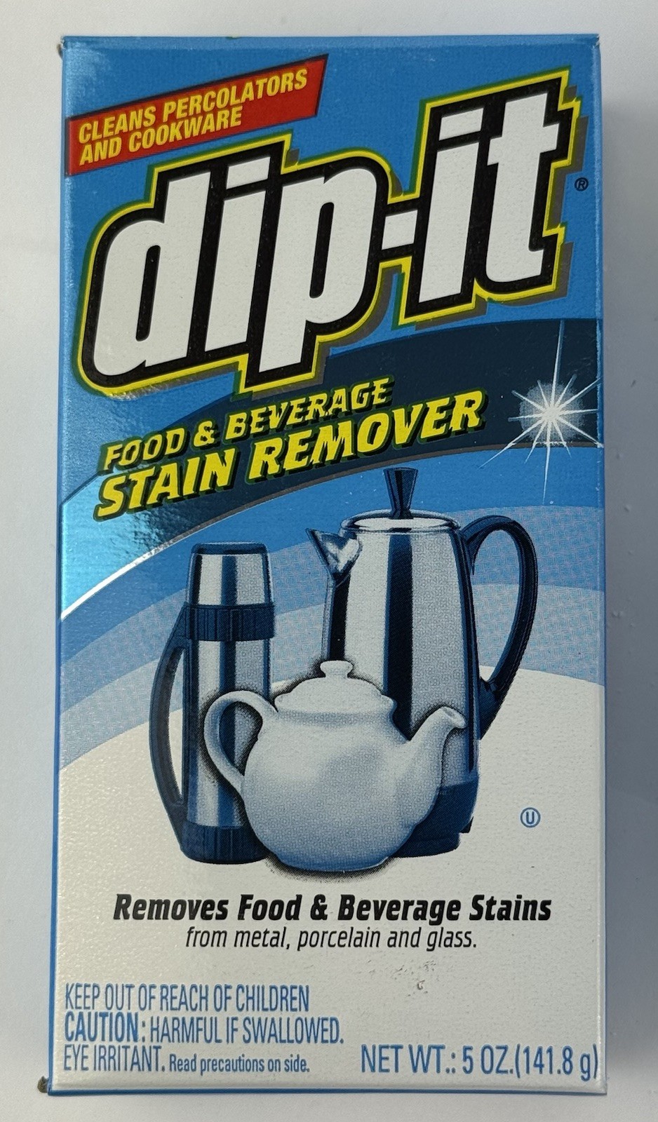 Lot Of 3 dip-it Food & Beverage Stain Remover Powder – 5 fl oz Hard Powder