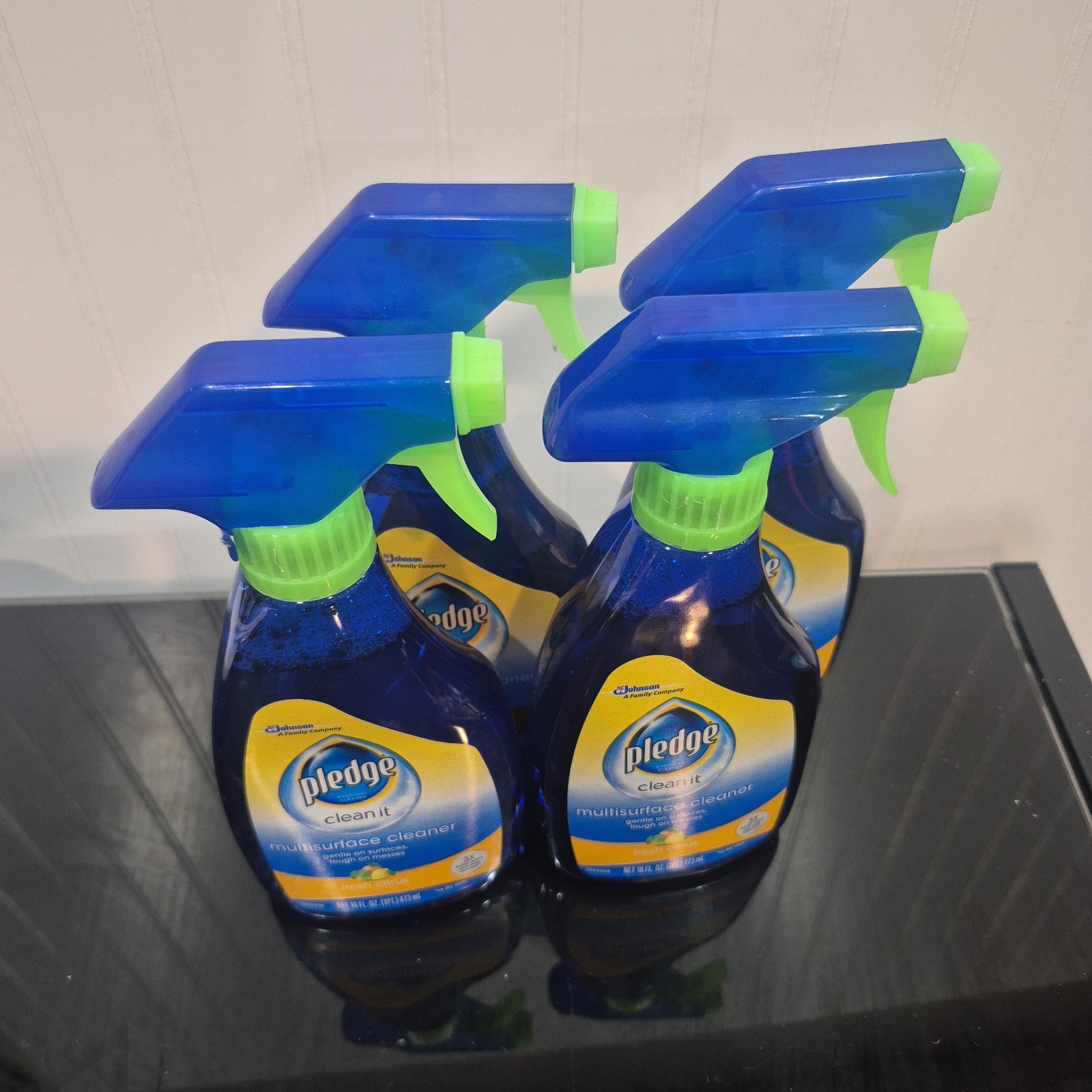 4x PLEDGE Multi-Surface CLEAN IT Fresh Citrus 16 Oz