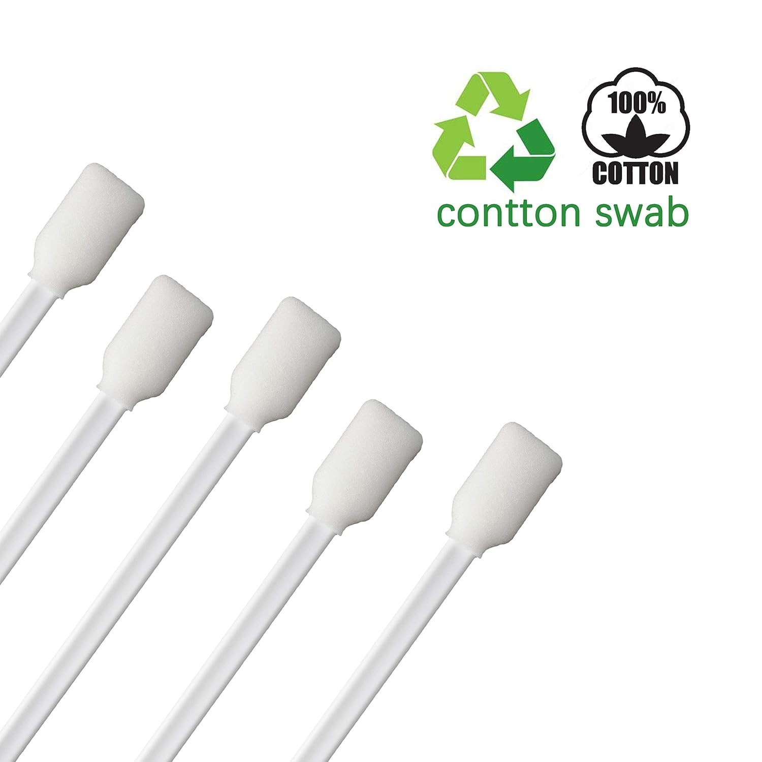 High-Quality 5.11″ Foam Swabs – 200 Count for Precision Cleaning & Maintenance