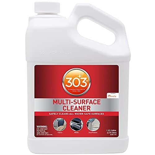Fabric and Vinyl Cleaner 1 Gallon Multi-Surface Residue Free Boat Patio