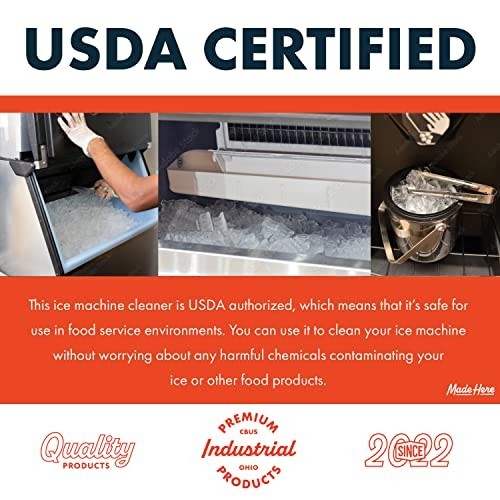 Nickel-Safe Ice Machine Cleaner – Effective Descaler for Home & Commercial Use,