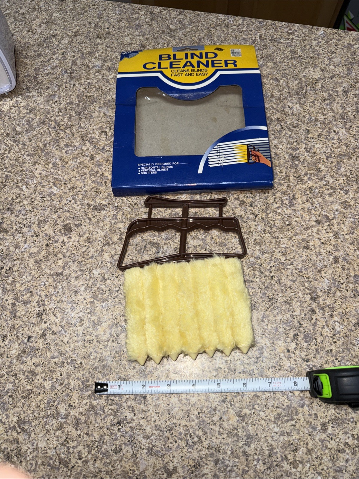 MINI BLIND CLEANER Window Venetian 7 Rollers 4”Dusting Cleaner Tool Duster Brush