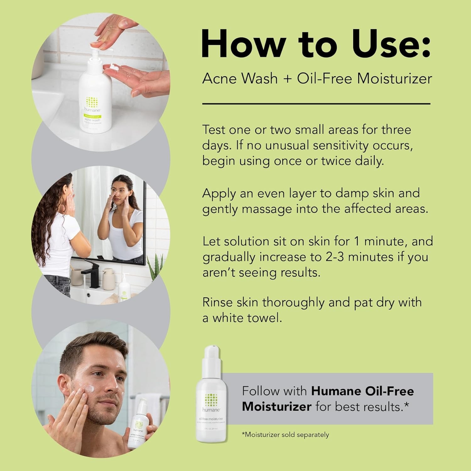 humane Benzoyl Peroxide Acne Body Wash – 10% Maximum-Strength Face, Skin, Butt