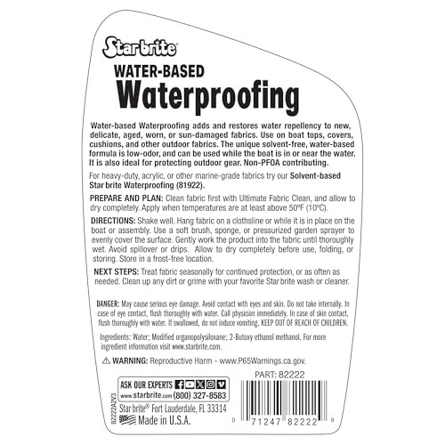 STAR BRITE 22 oz Water Based Waterproofing for Fabric Protection and Care