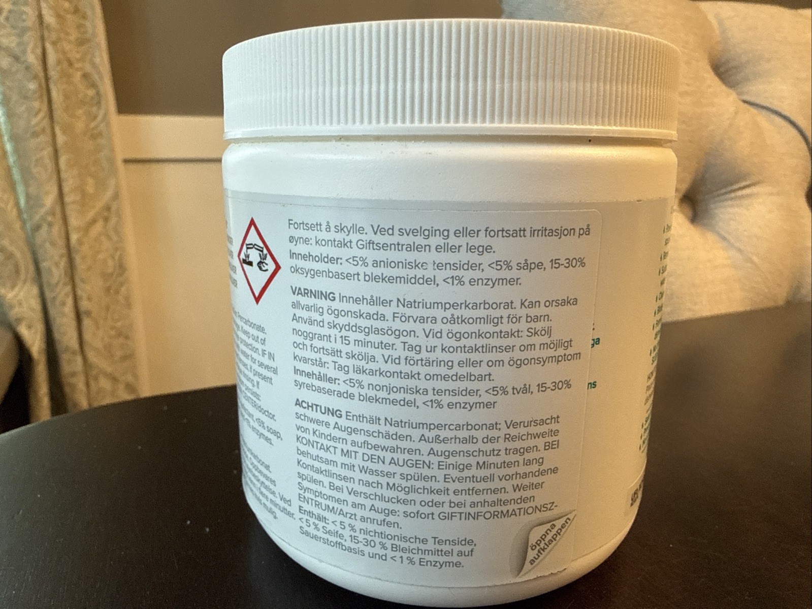 Norwex Ultrazyme Dishwasher Powder 450 g Best By: 4/2028 Open
