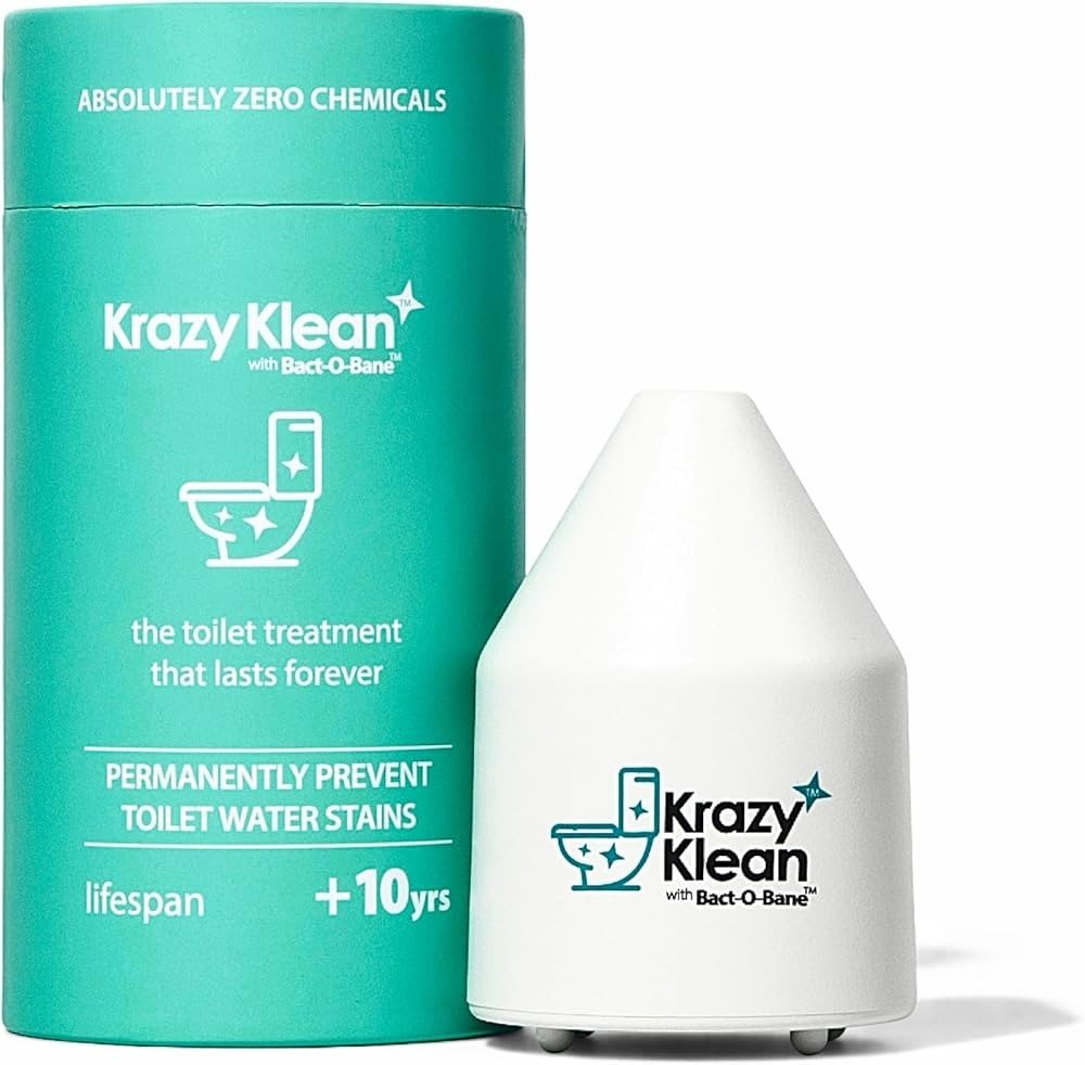 Krazy Klean with Bact O Bane Toilet Tank Cleaner 10 Year Stain Treatment – New