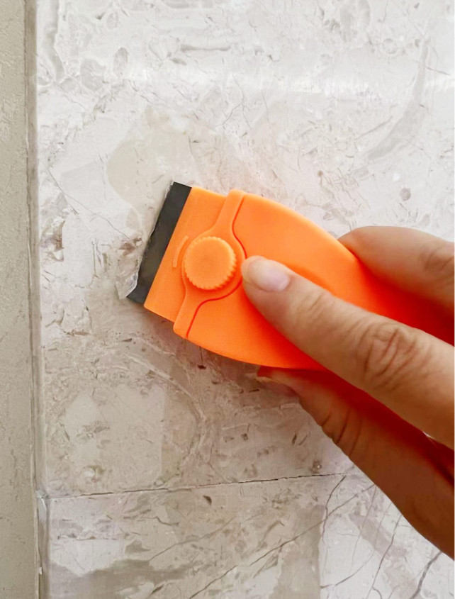 1pc Portable Multifunction Cleaning Scraper for Kitchen and Bathroom Use-NEW