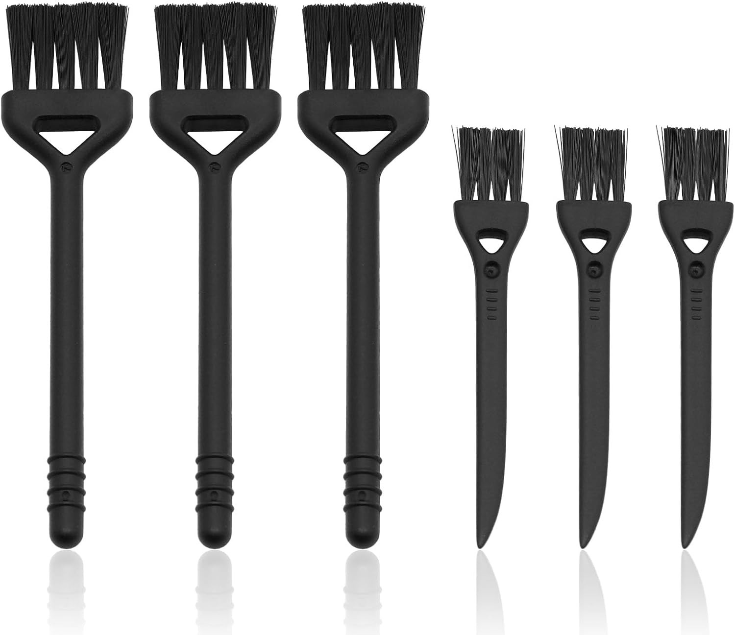 Keyboard Cleaning Brush, 6 Pcs Plastic Handle Nylon Anti Static Brush Kit Fit fo