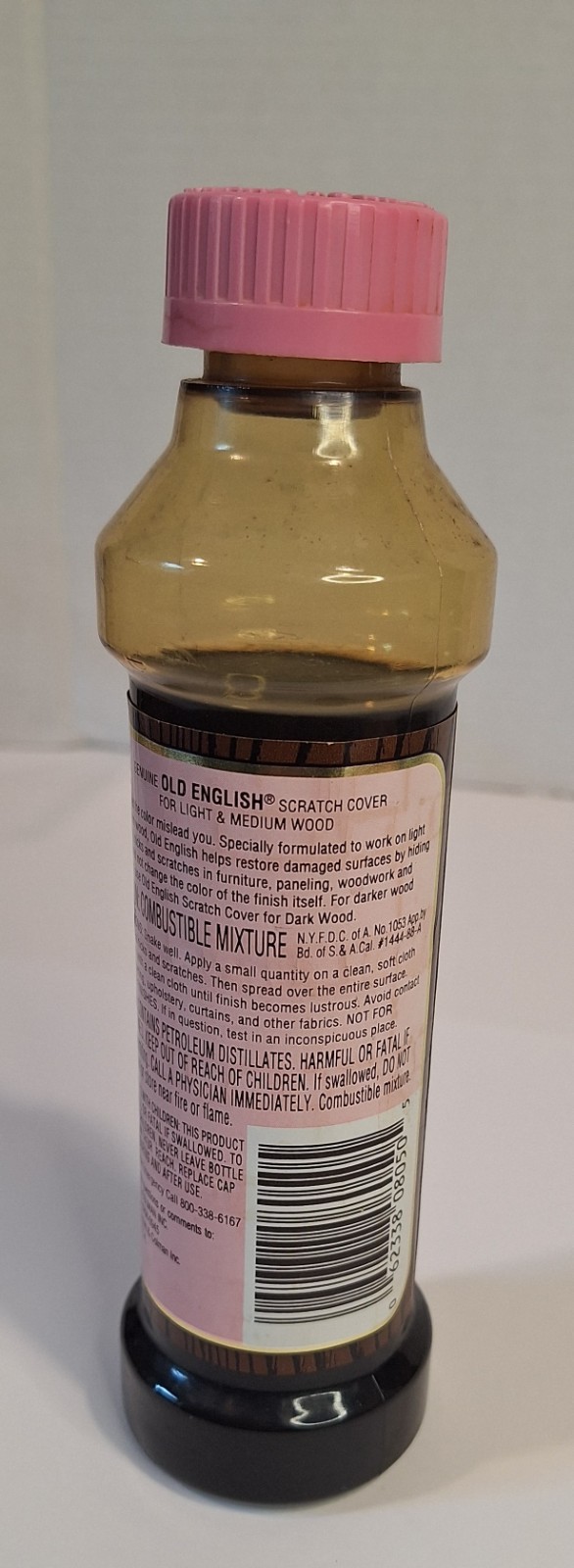 Old English Scratch Repair Wood Light To Medium Pink Vintage 8 Oz
