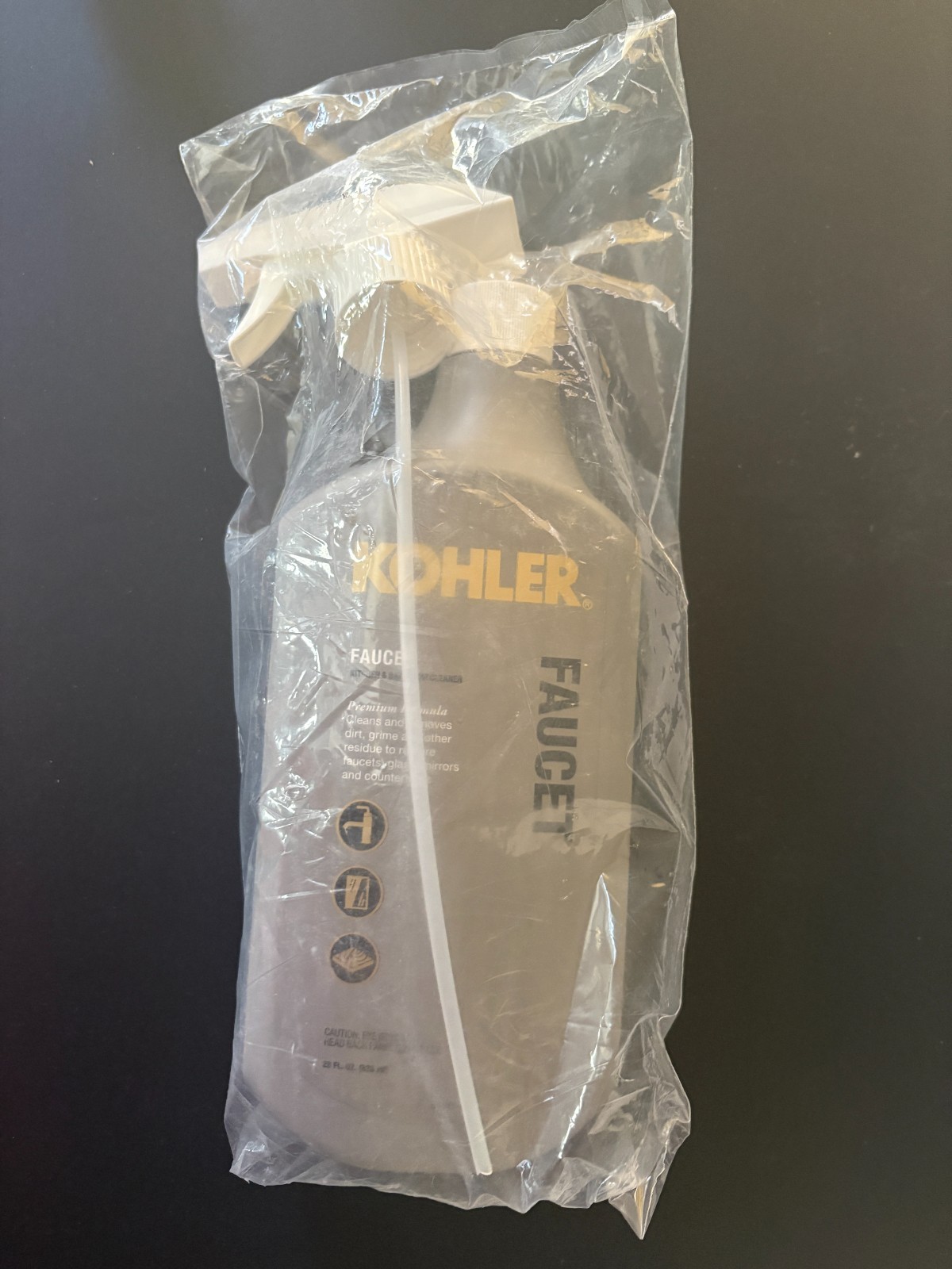 Kohler K-EC23723-NA Kitchen and Bathroom Cleaner, Cleans faucets J2