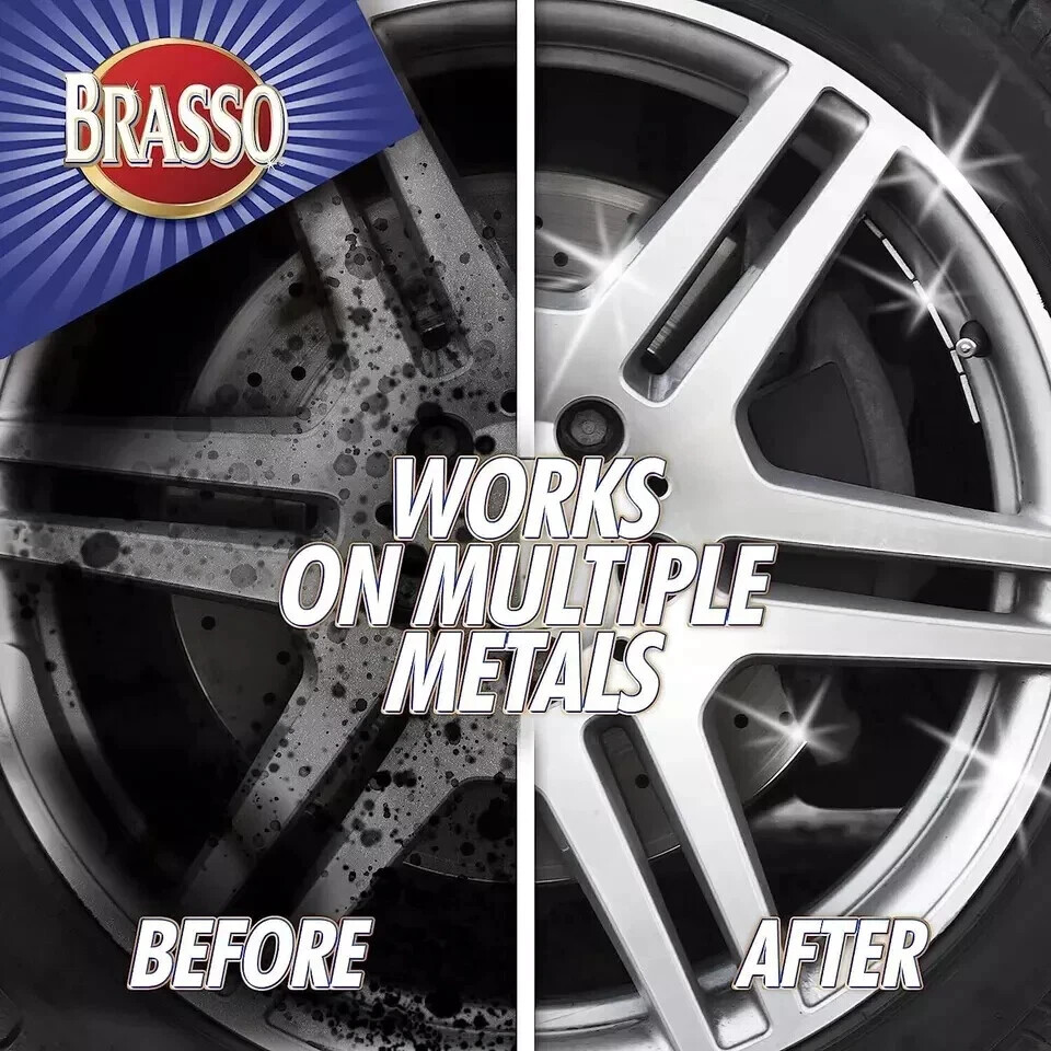 Brasso-2660089334 Multi-Purpose Metal Polish, 8 oz Free Shipping