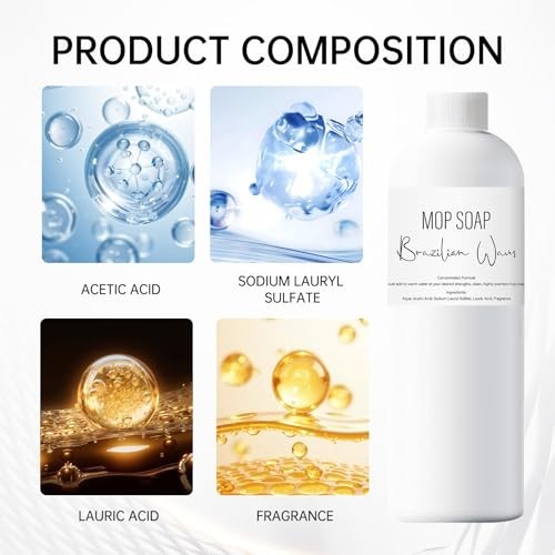“Multipurpose Brazilian Waves Mop Soap for Floor Cleaning – 120ML Home Care”